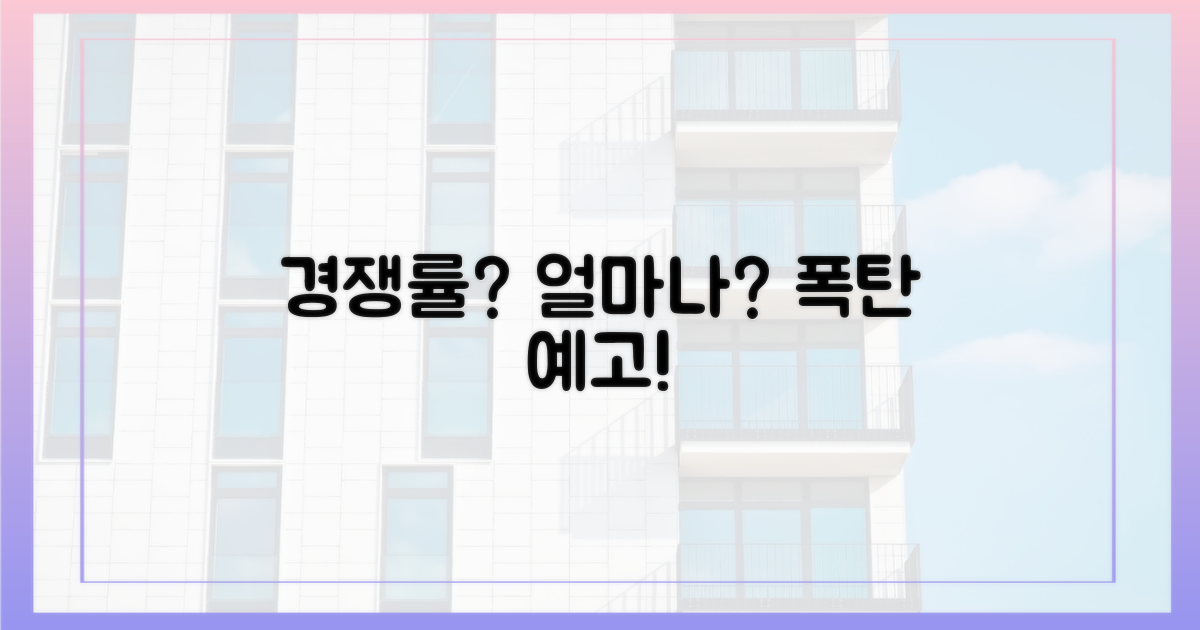 경쟁률, 얼마나 될까?