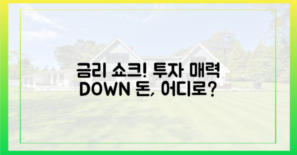 금리 인상, 투자 매력 감소