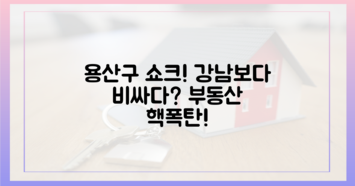 강남보다 비싼 곳, 용산구의 등장