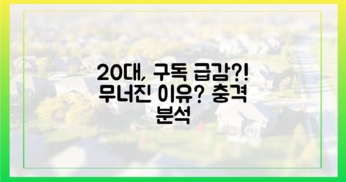 20대 가입자, 왜 줄었을까?