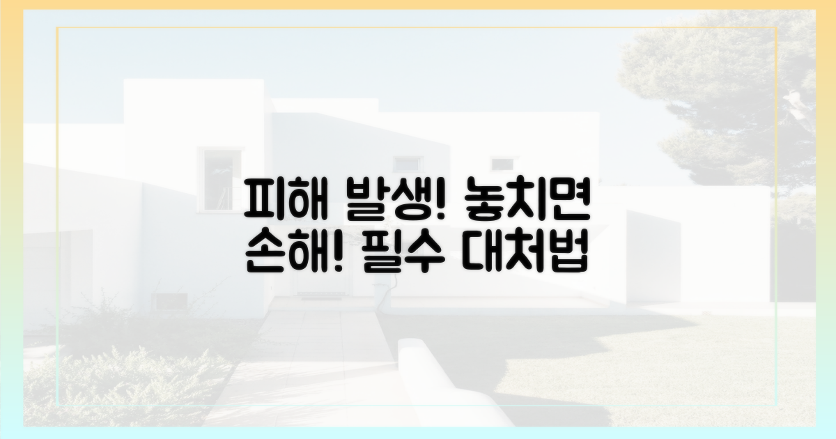 피해 발생 시, 놓치지 말아야 할 것들