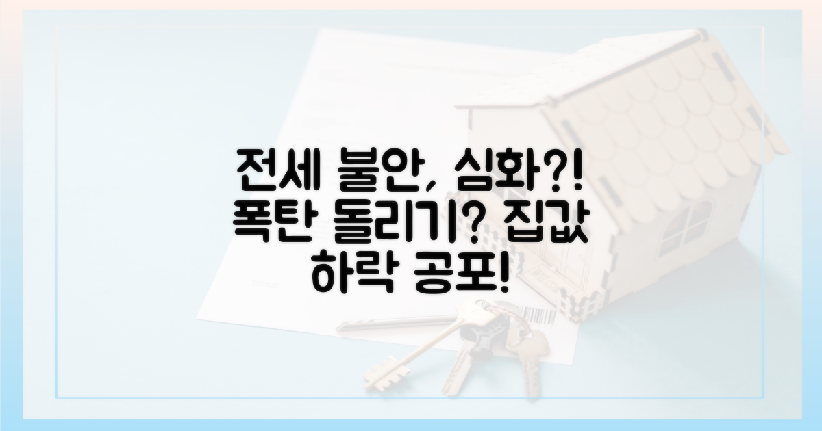 전세 시장, 불안 심화?