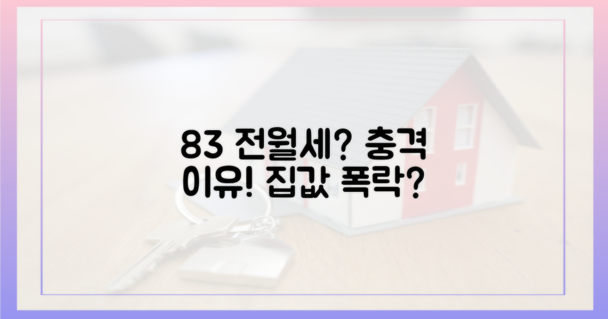 83% 전월세, 왜?