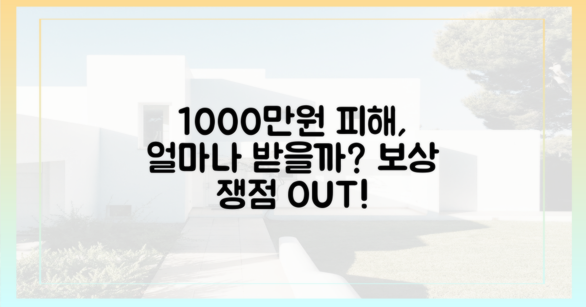 1000만원 이하 피해 보상, 쟁점은?