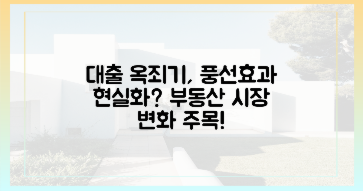 대출 규제, 풍선효과를 낳나