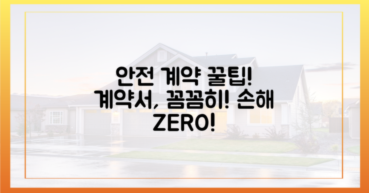 안전한 계약을 위한 조언