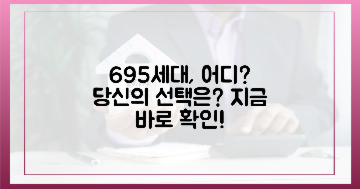 695가구, 당신의 선택은?