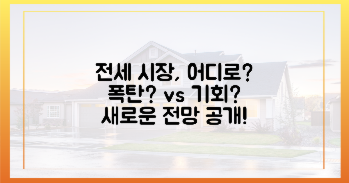 새로운 전세 시장 전망