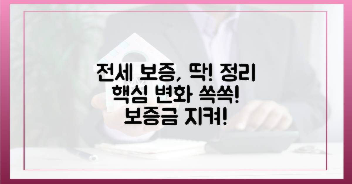 전세 보증, 무엇이 달라지나? 핵심만 쏙!