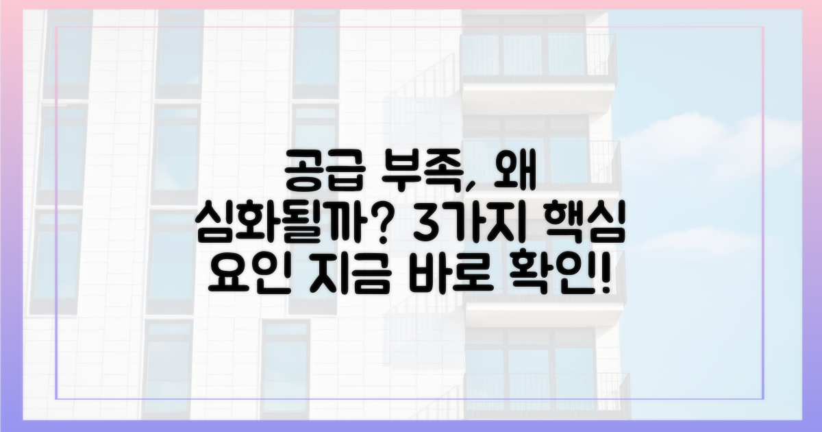 3가지 공급 부족 심화 요인