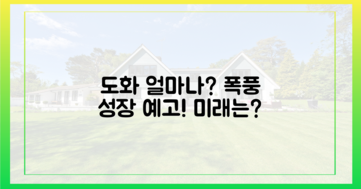 도화, 얼마나 발전할까?