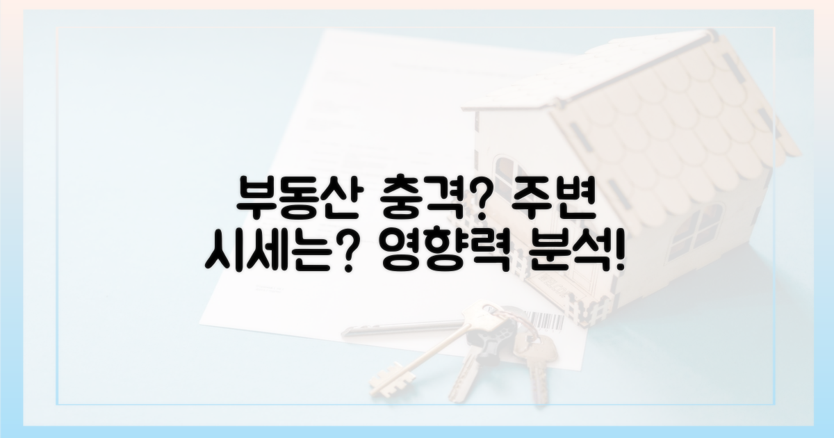 주변 부동산 시장에 미칠 영향은?