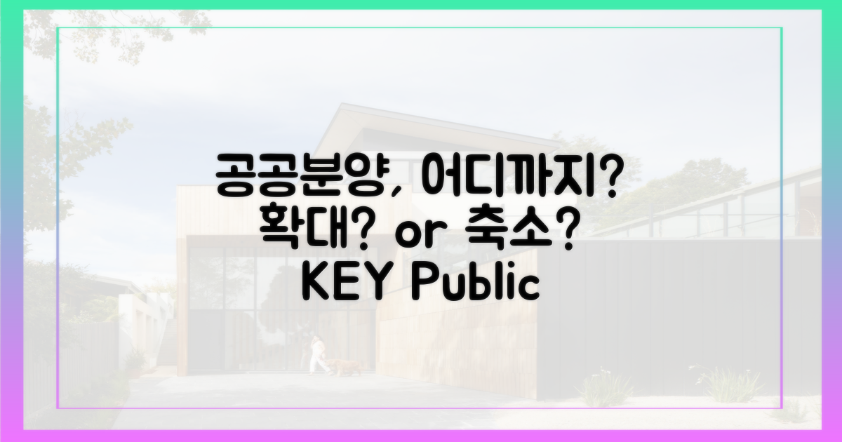 공공분양, 어디까지 확대될까?