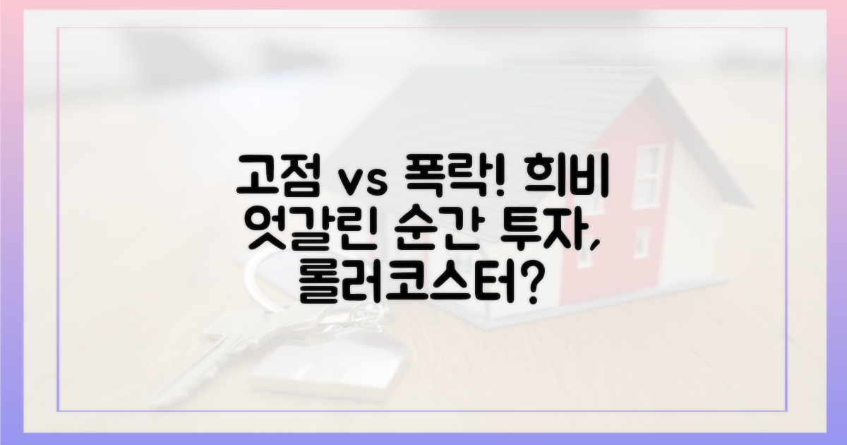 엇갈리는 희비: 고점, 그리고 하락