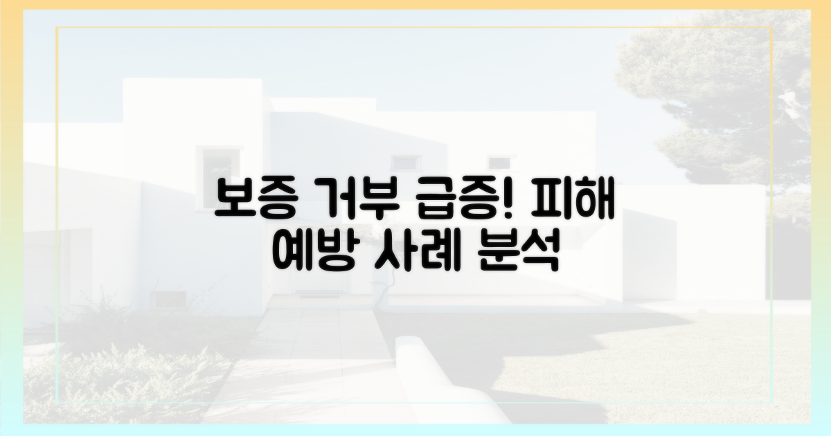 보증 거부 사례 증가