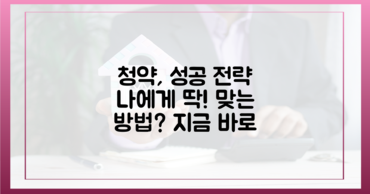 청약 성공 전략, 나에게 맞는 방법은?