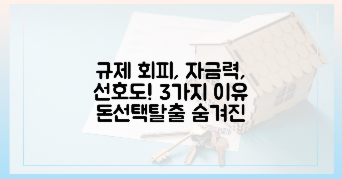 3가지 이유: 규제 회피, 자금력, 선호도