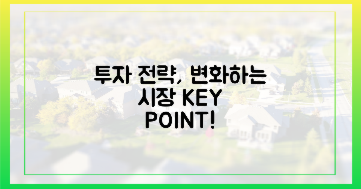 투자 전략, 변화하는 시장