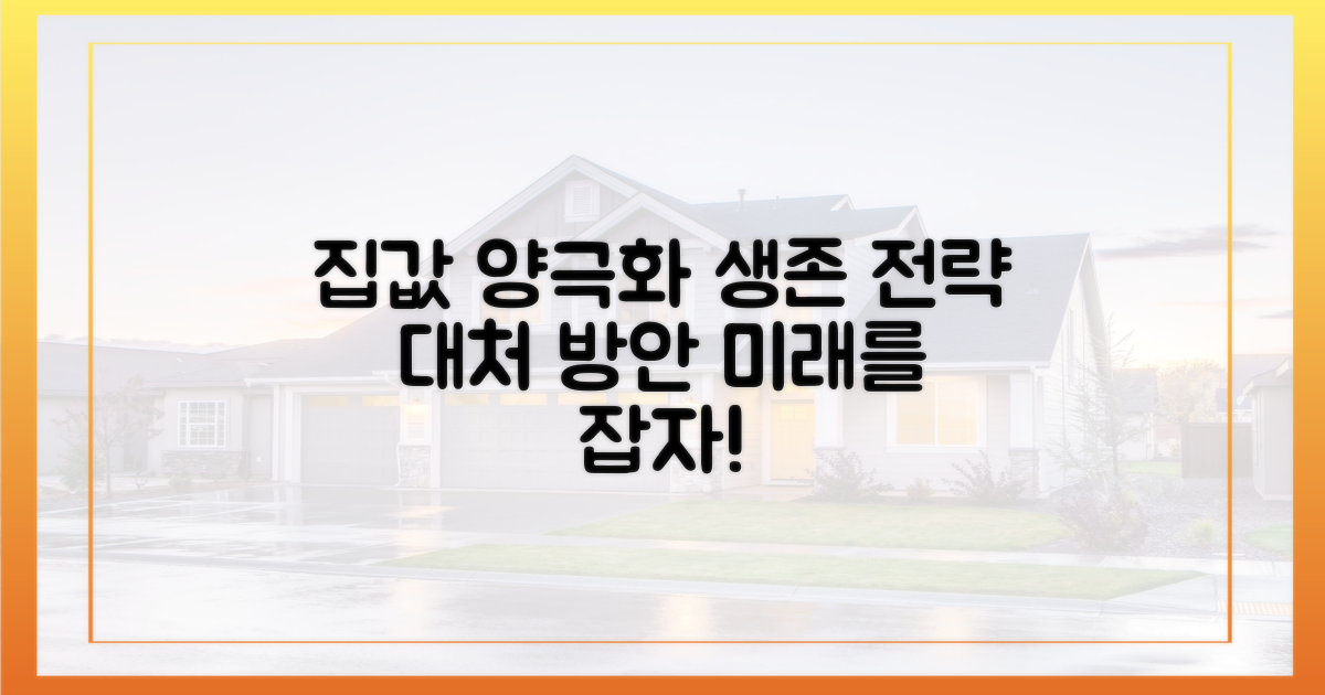 집값 양극화 시대, 대처 방안