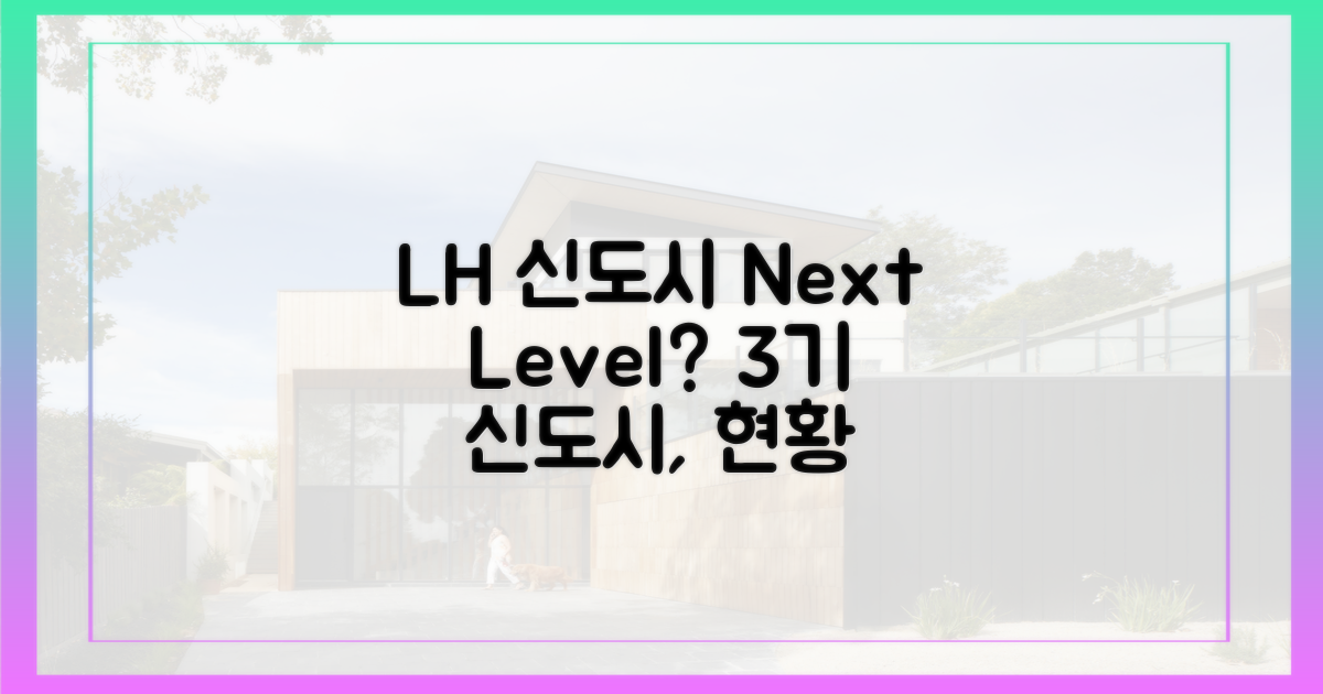 LH, 3기 신도시: 어디까지 왔나?
