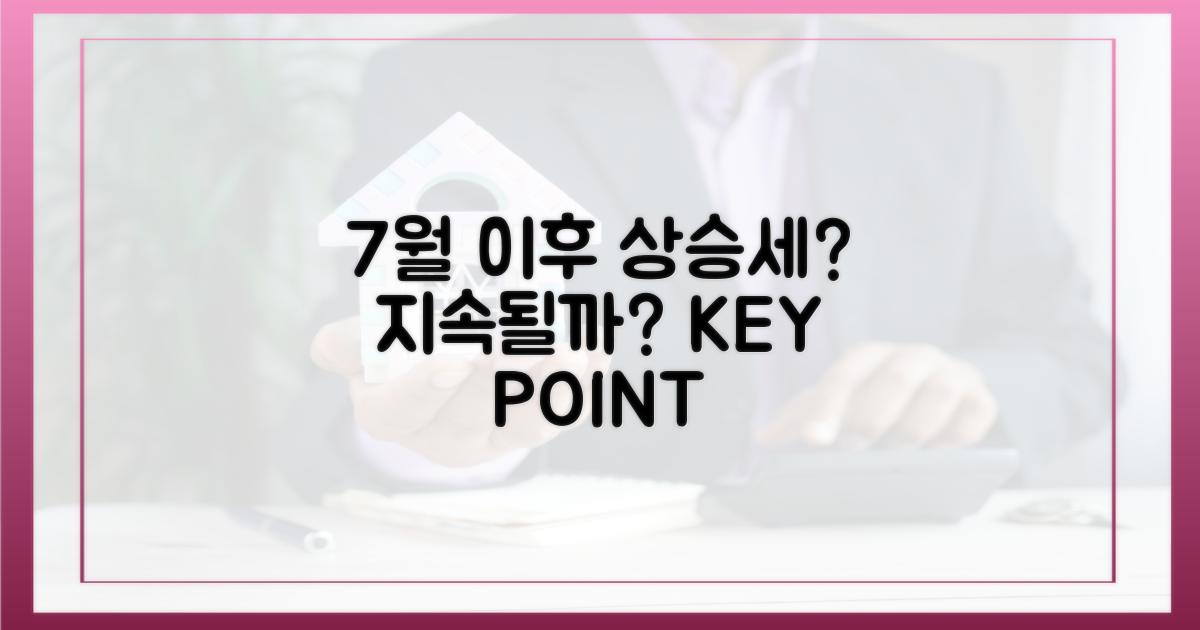 7월 이후 상승세, 지속될까?