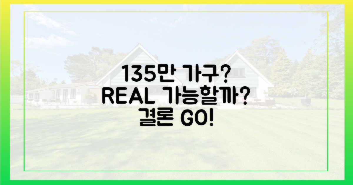 135만 가구, 현실 가능성