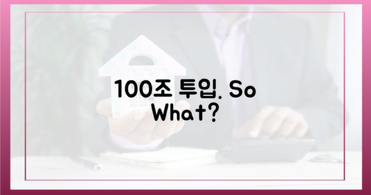 100조 지원, 무엇이 달라졌나?
