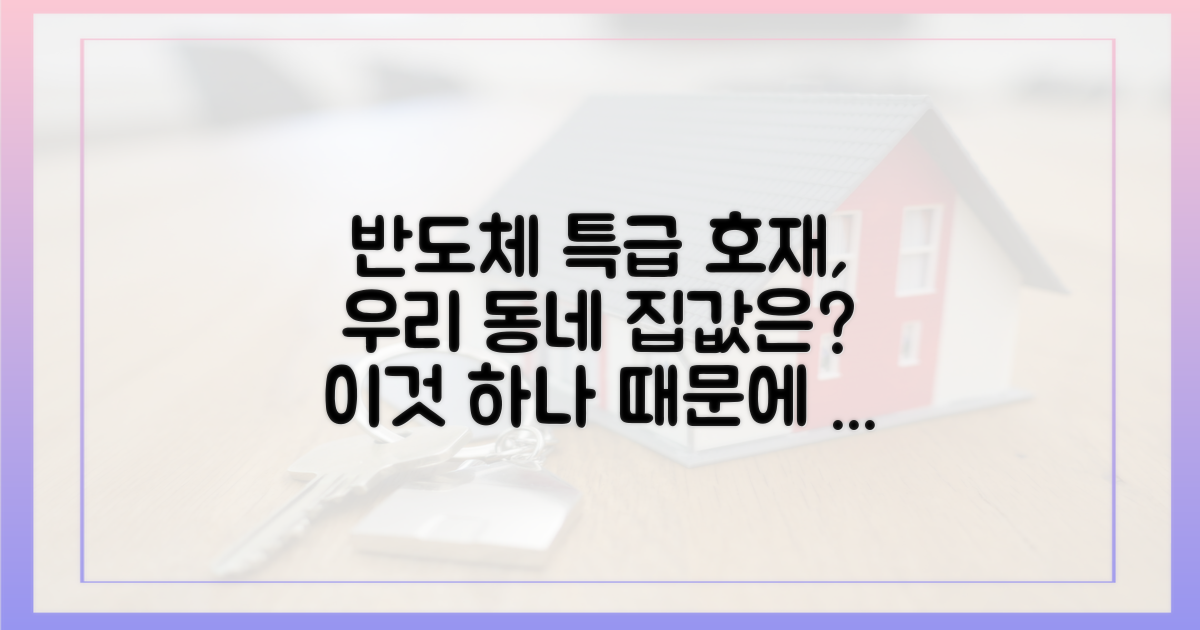 반도체 효과, 집값에 얼마나 반영될까?