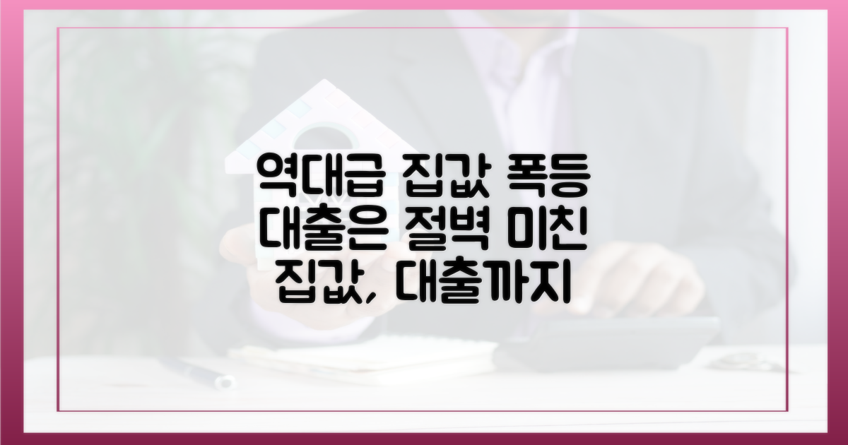 하늘 높은 집값, 높아진 대출 문턱