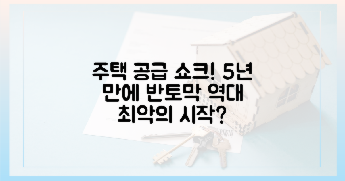 5년 만에 반 토막 난 주택 인허가