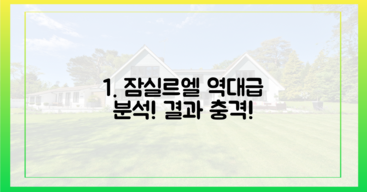 잠실르엘, 예상 밖의 결과 분석
