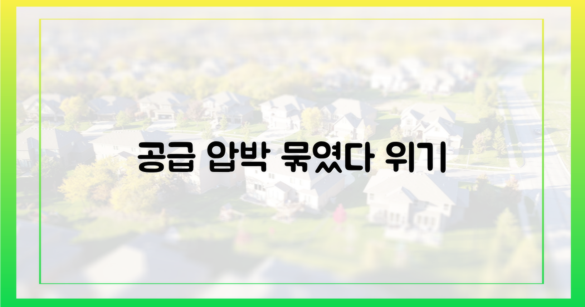 손발 묶고" 공급 압박