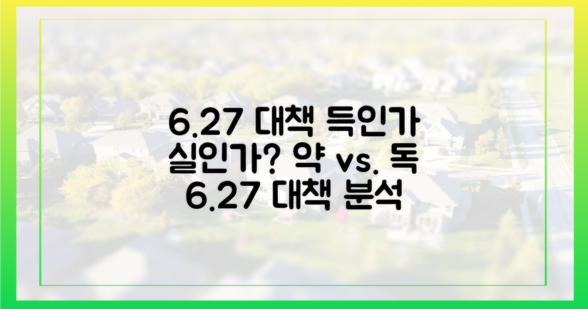 6.27 대책, 약인가 독인가