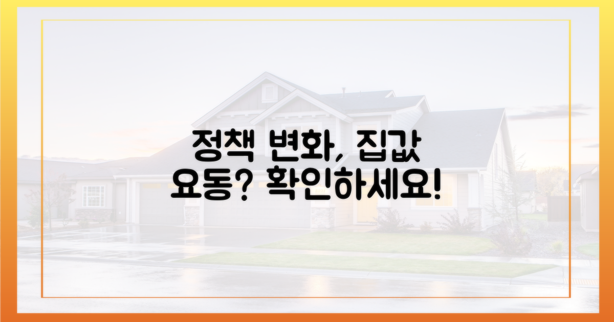 정책 변화, 집값 영향은?