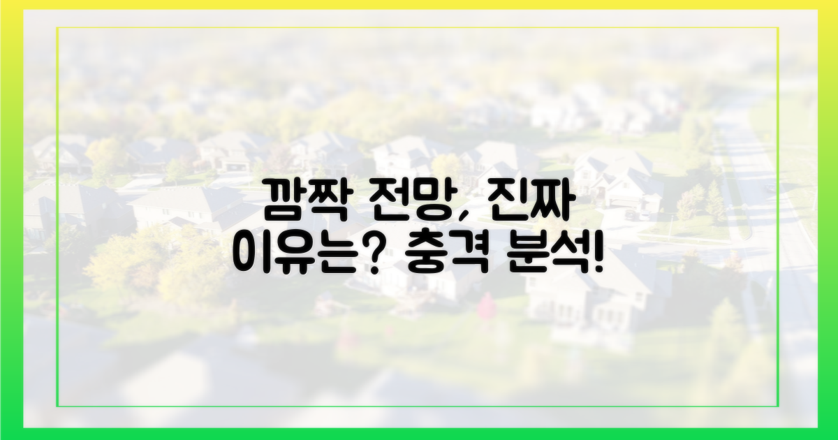 깜짝 전망', 진짜 이유는?