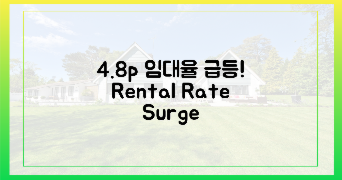 4.8%p 상승, 임대율 변화