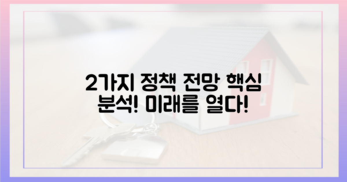 2가지 정책 전망