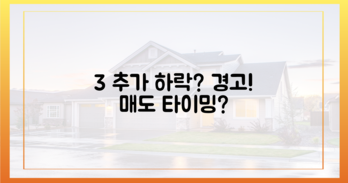 3% 추가 하락 가능성