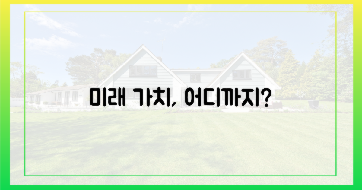 미래 가치, 기대감의 끝은?