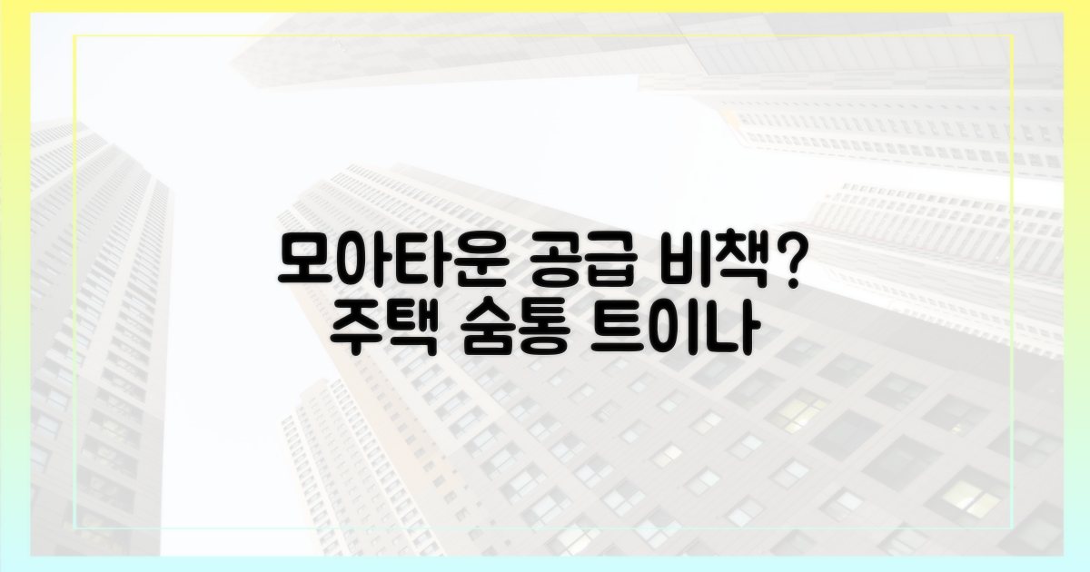 모아타운, 숨통 트일 주택 공급 비책?