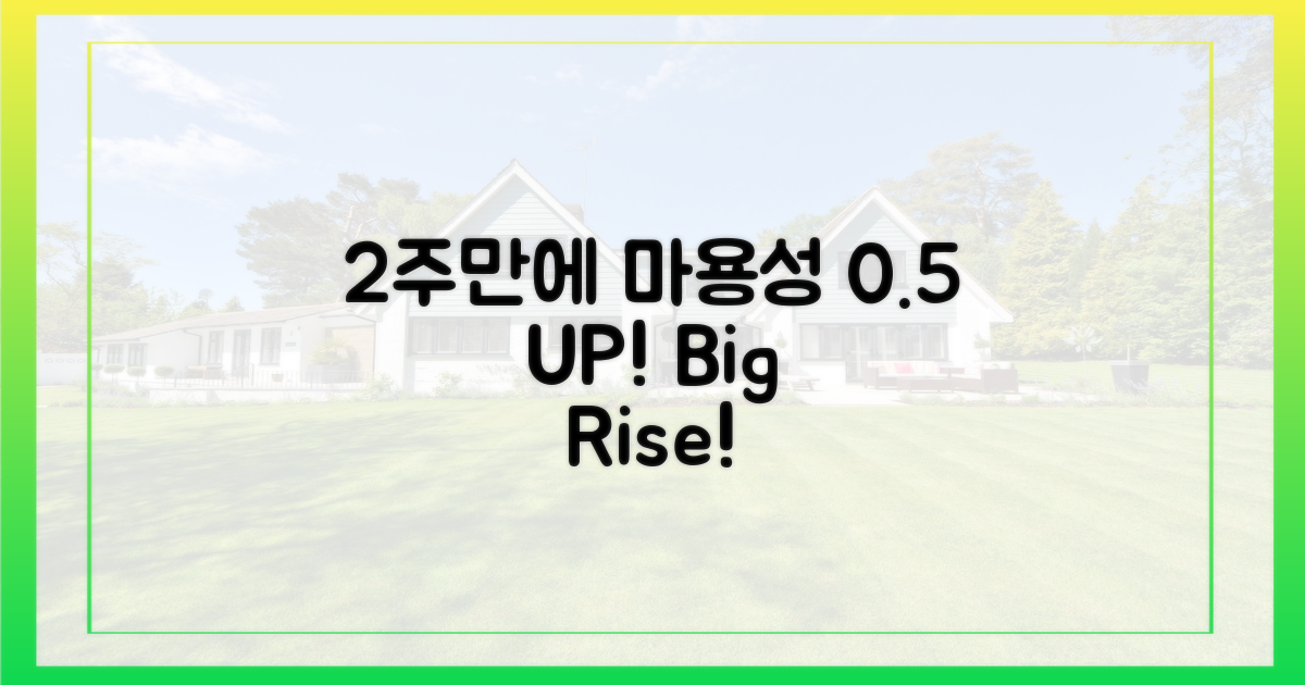 2주간 '마용성' 0.5% 상승