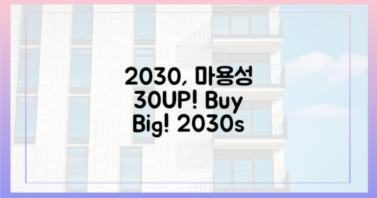 2030, '마용성' 매수 30%↑