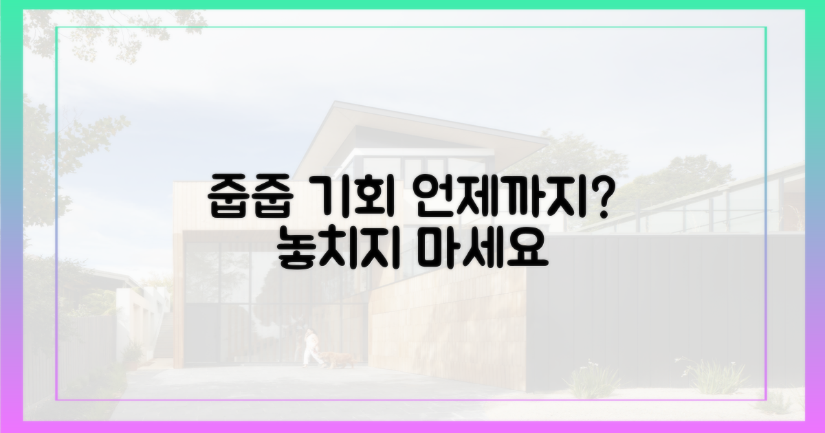 줍줍'의 기회, 언제까지 열릴까?