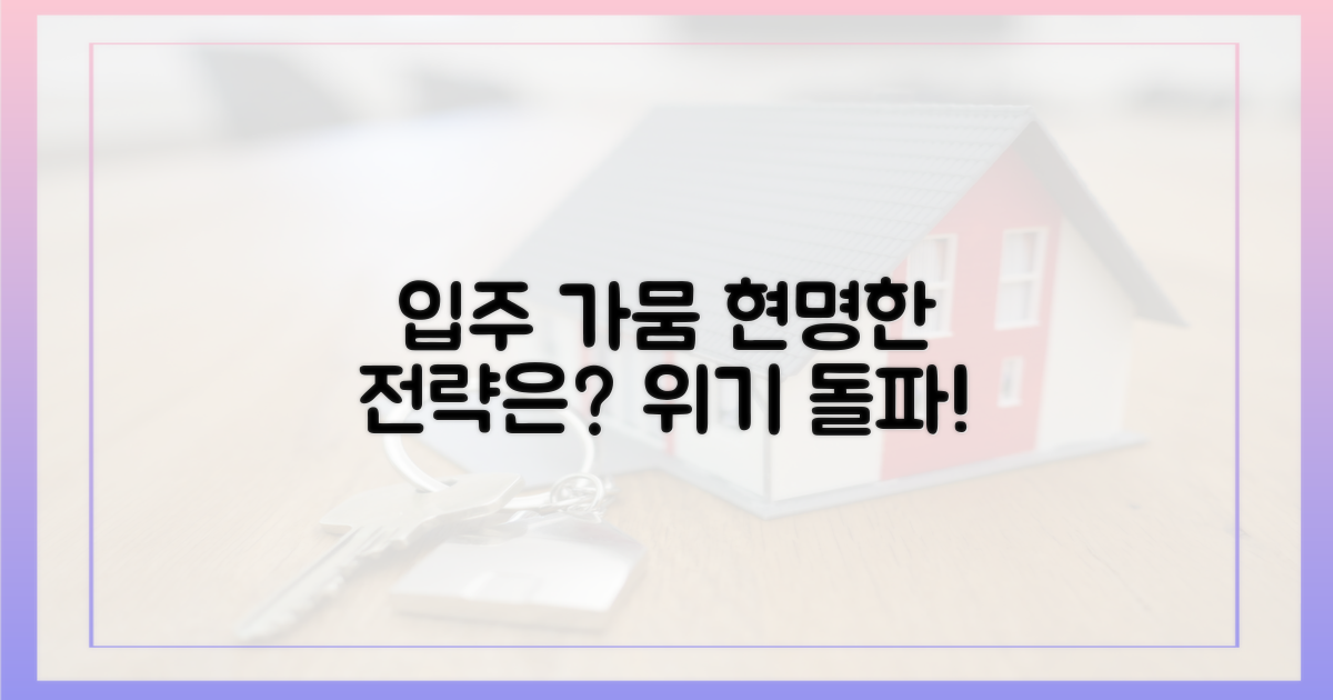 입주 '가뭄' 속, 현명한 전략은?