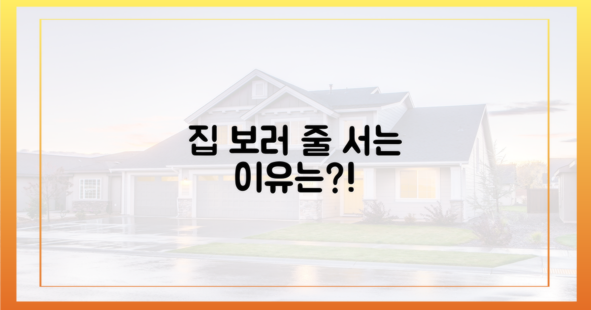 줄 서서 집 보는 이유, 확인하세요!