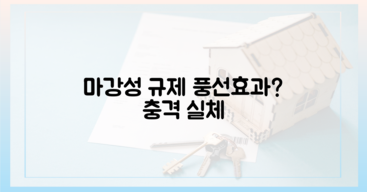 마강성' 규제 풍선 효과?
