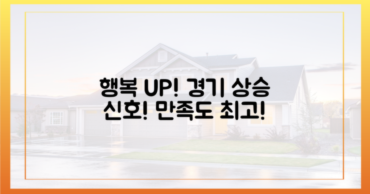 생활 만족도, 경기 상승