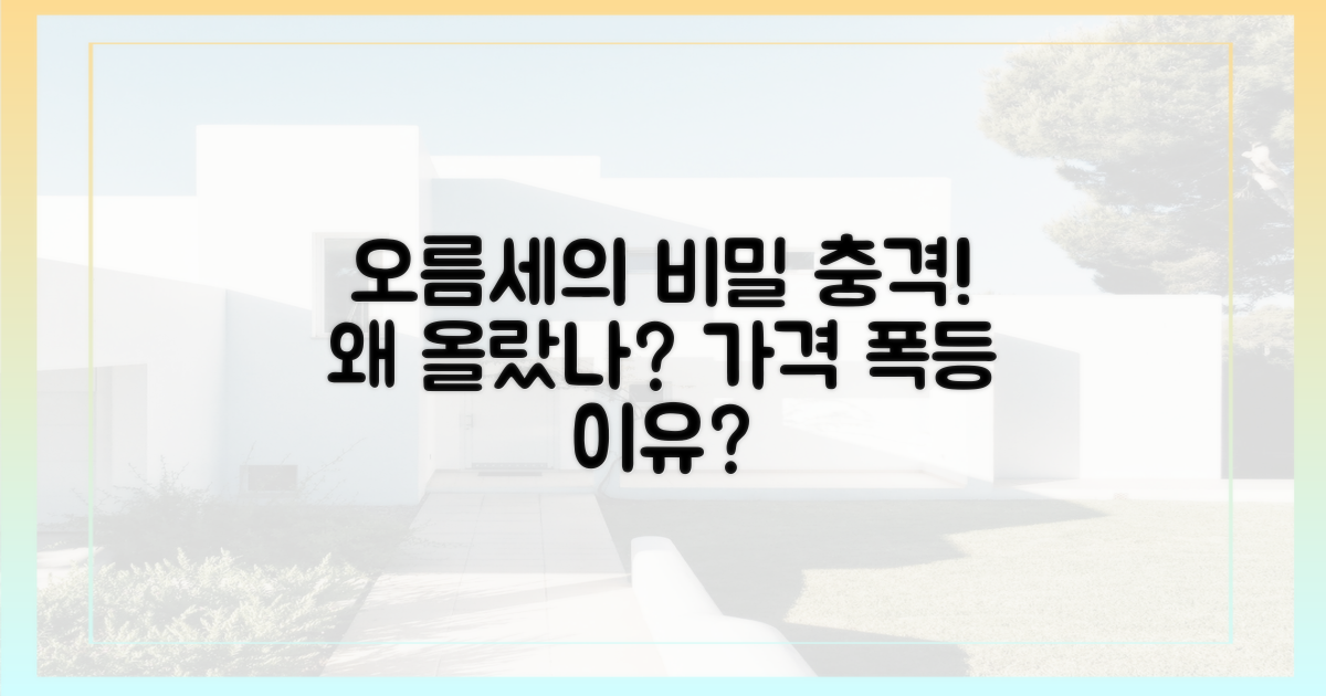 왜 이렇게 올랐을까?