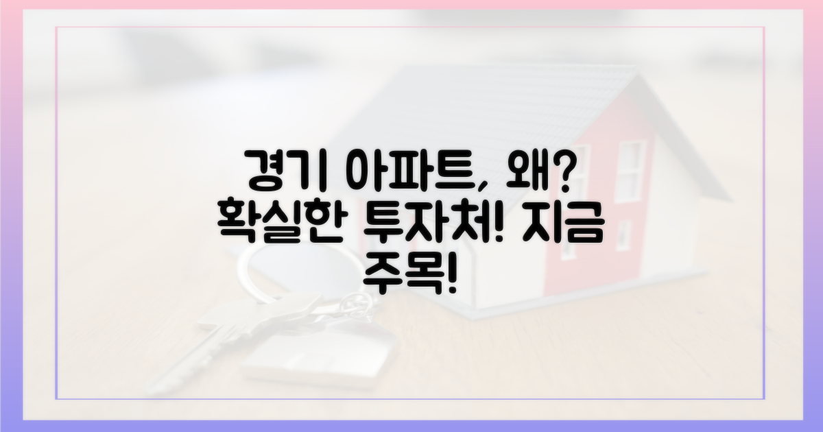 경기 아파트, 왜 주목받나?