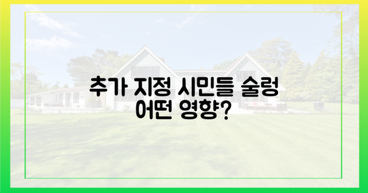 추가 지정, 시민 반응은?